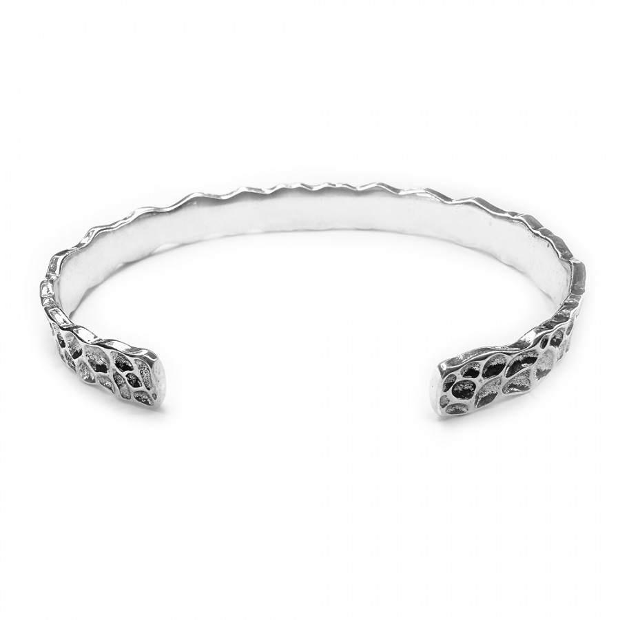 Bangle Koralliriutta bracelet adjustable in 925 silver decorated as a coral reef - Catch Get It Lifestyle