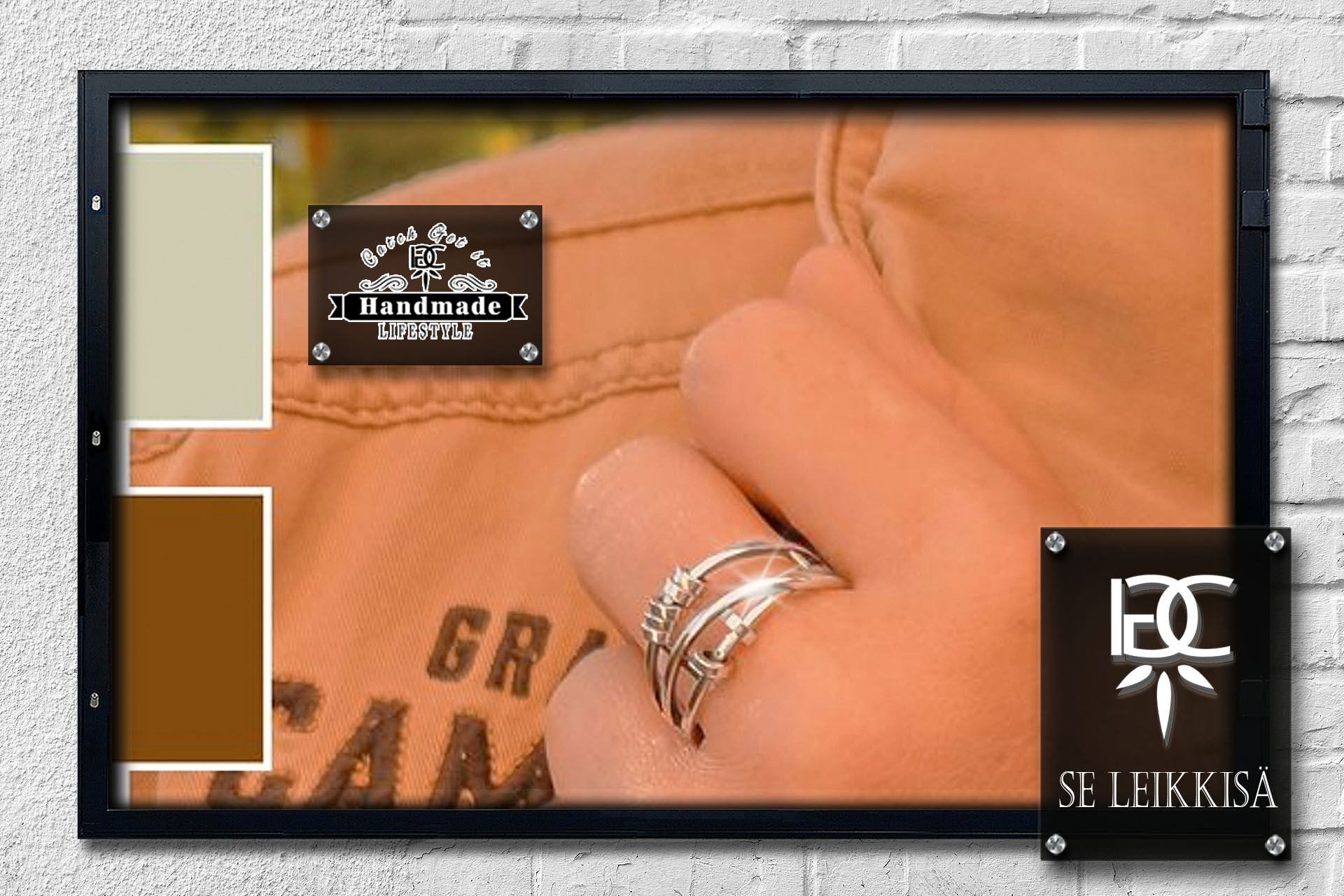 Spinner Ring Se Leikkisä bewegliche Beads