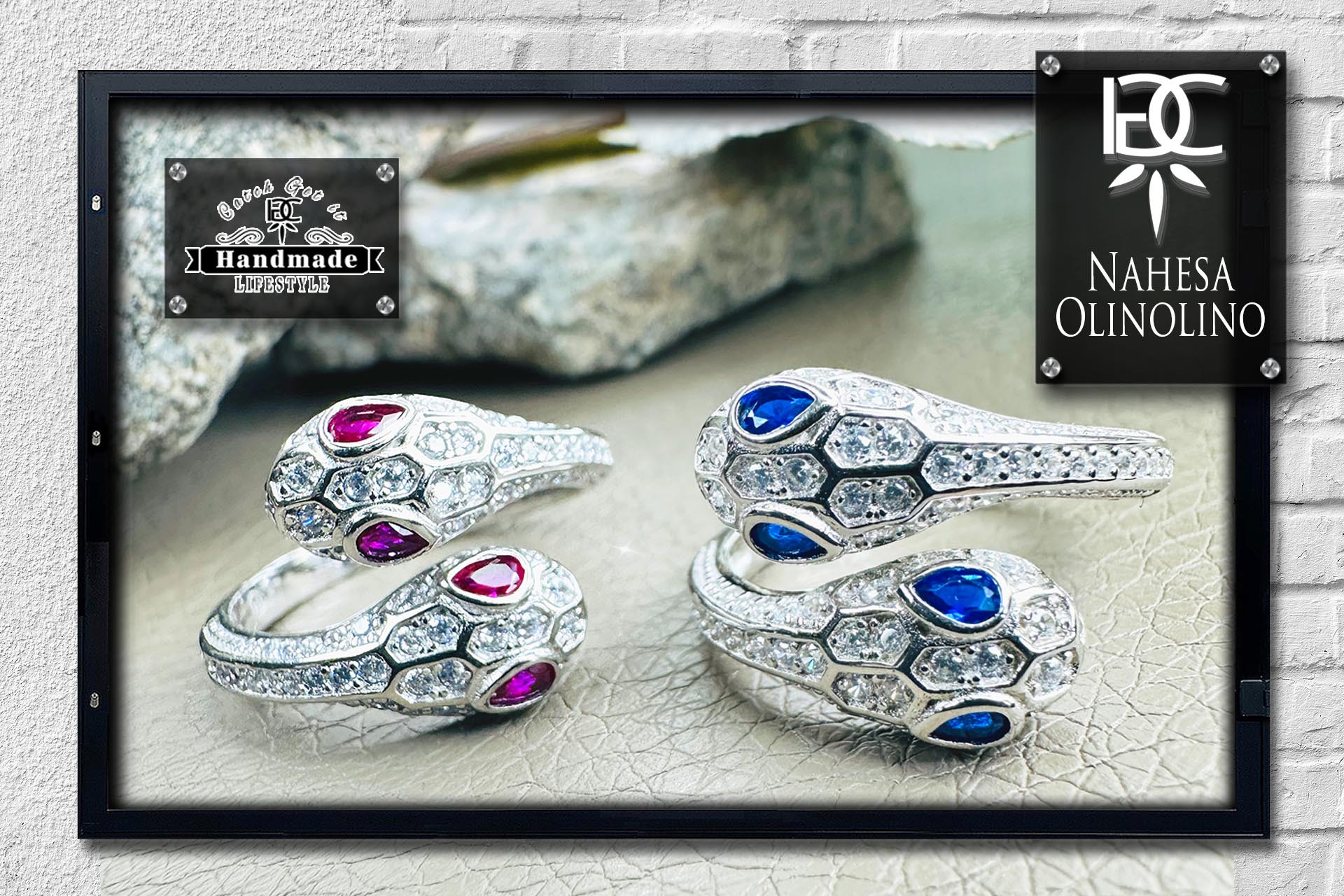 Schlangen Ring Nahesa Olinolino inspired by Bianca Tink