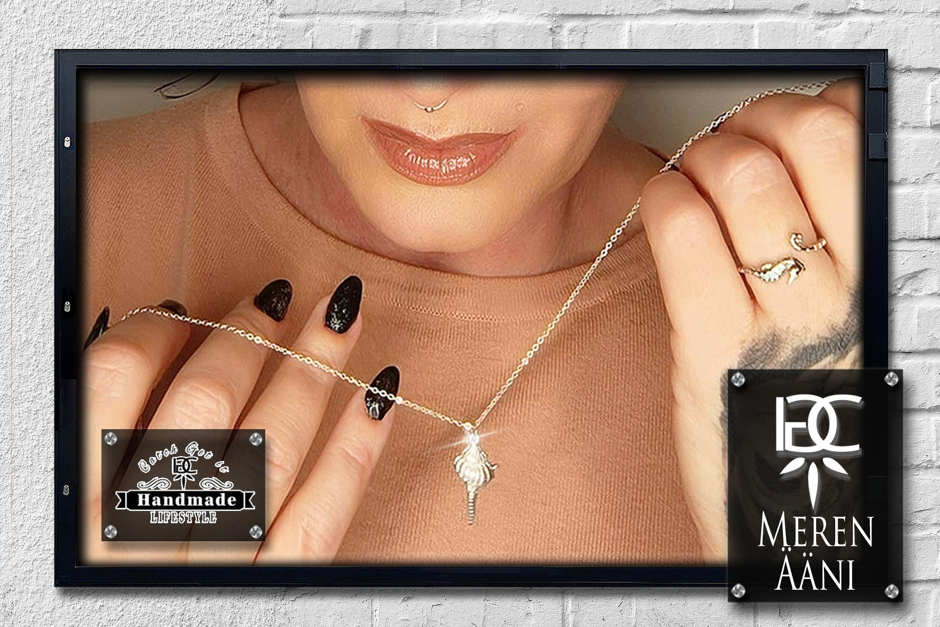 Halskette Meren Ääni Südsee Muschel