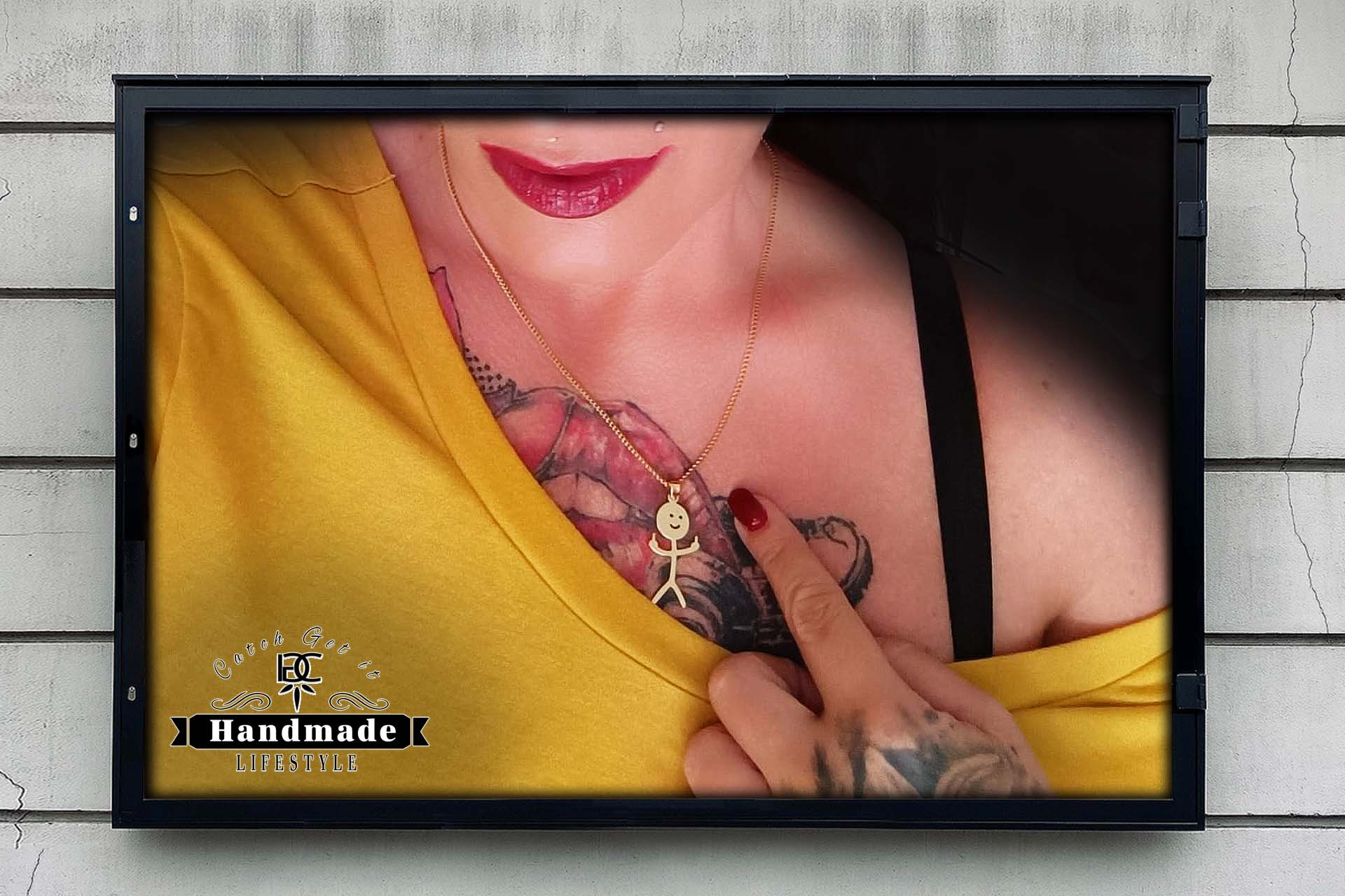 Halskette Freedom of Speech Bro Edelstahl