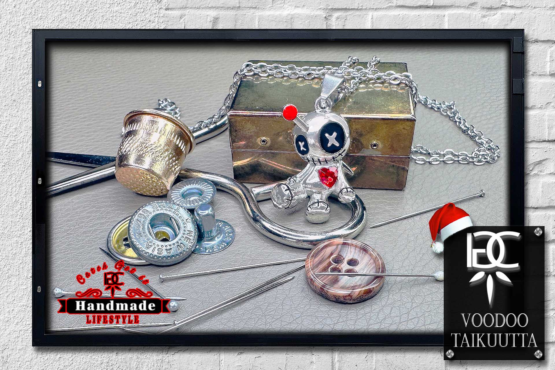 Halskette Voodoo Taikuutta Cartoon Puppe Zirkonia