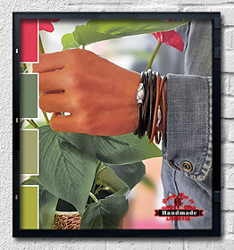 Wickelarmband Värillinen Teräs