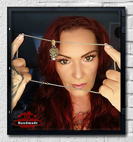 Halskette Dance of Death Mennyt Skull Zirkonia