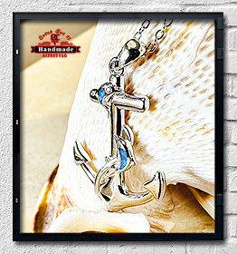 Halskette Villi Valtameri Ankerkette mit Delfine