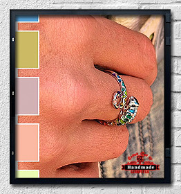 Ring Mukautuva Sellainen Chamäleon verstellbar Silber Zirkonia