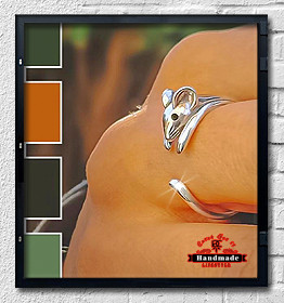 Ring Pieni Maailma little Mouse Zirconia silver