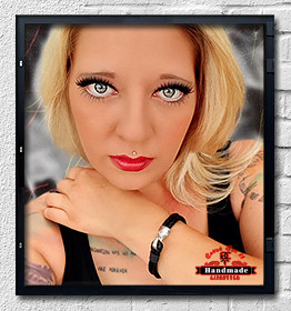 Lederarmband Black Hook Haken