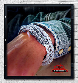 Armband Dragon Elliot zweireihig Drachenkopf