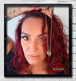 Set Halskette Eternal Connection drei verschlungene Ringe Zirkonia