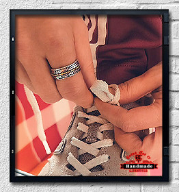 Ring Luonnon Äärettömyys Blätterranken Vintage