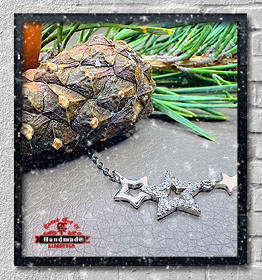 Halskette Loistavia Tähtiä Sterne Silber