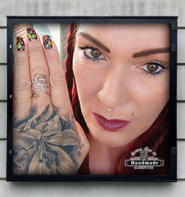 Ring Luonnon Haarautuminen Kristalle